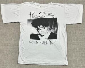 Vintage The Cure Kiss Me Kiss Me Parking Lot Shirt Sz L Robert Smith 1987 80s